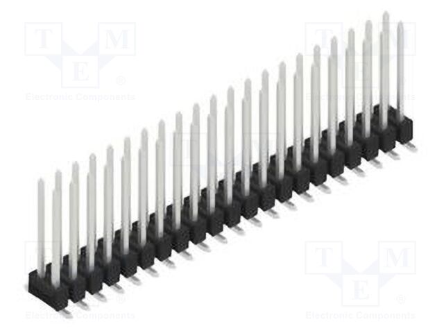 Connector: pin strips; pin header; male; PIN: 42; 2.54mm; SMT; 2x21