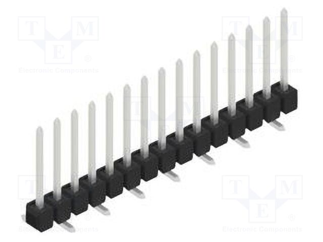 Connector: pin strips; pin header; male; PIN: 15; 2.54mm; SMT; 1x15