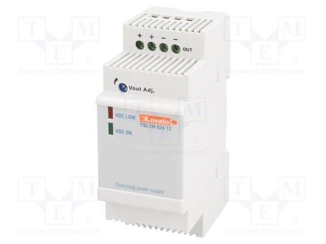 Power supply: switched-mode; 24W; 12VDC; 2A; 90÷264VAC; 120÷375VDC