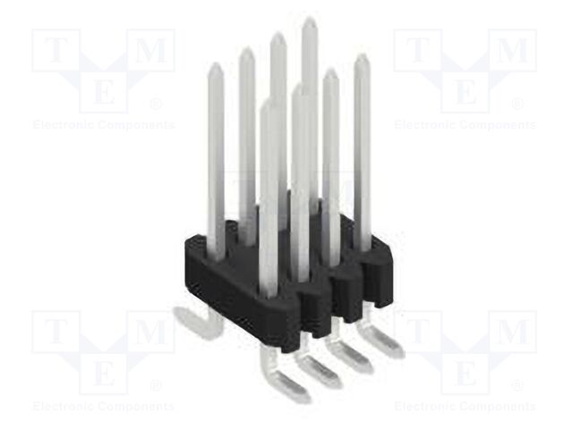 Connector: pin strips; pin header; male; PIN: 8; 1.27mm; SMT; 2x4