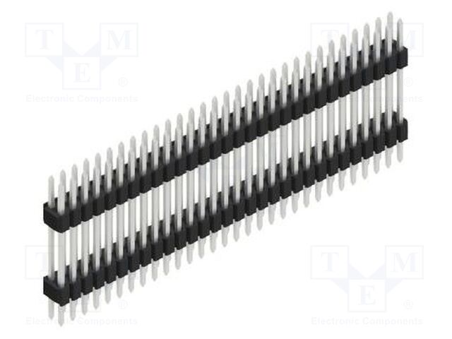 Connector: pin strips; pin header; male; PIN: 60; 1.27mm; THT; 2x30