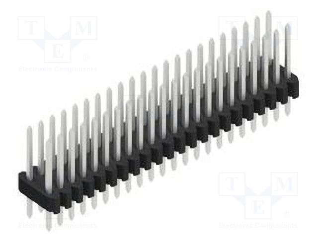 Connector: pin strips; pin header; male; PIN: 44; 1.27mm; THT; 2x22
