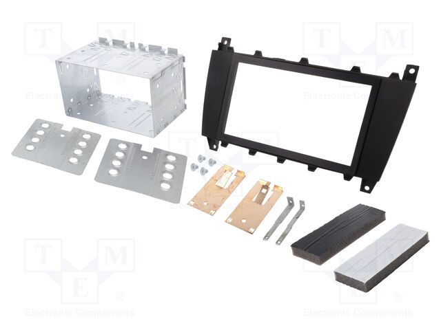 Radio frame; Mercedes; 2 ISO; black