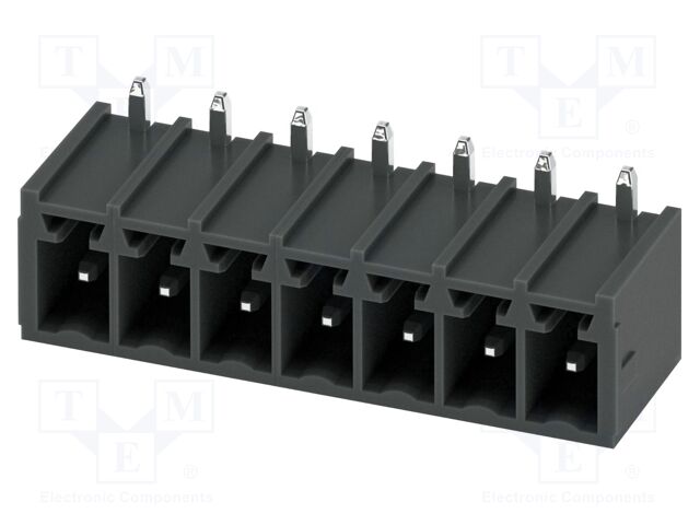 PCB headers, nominal cross section: 1.5 mm2, color: black, n