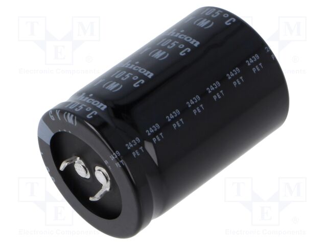 Capacitor: electrolytic; SNAP-IN; 15000uF; 50VDC; Ø35x50mm; ±20%