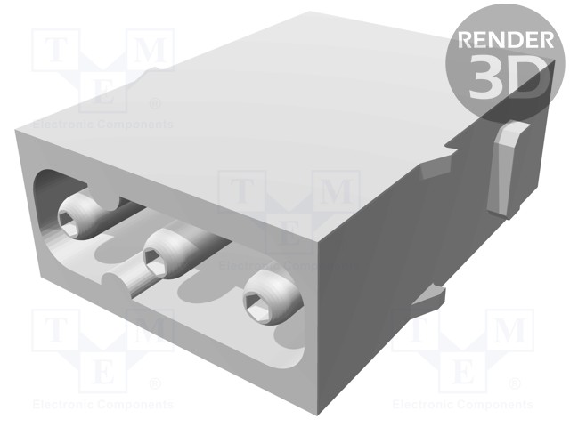 Connector: HAN; module; male; Han Modular C; PIN: 3; screw terminal