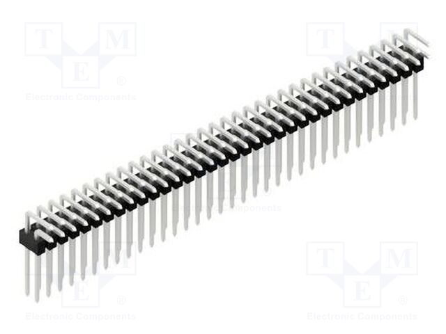 Connector: pin strips; pin header; male; PIN: 68; 2.54mm; THT; 2x34
