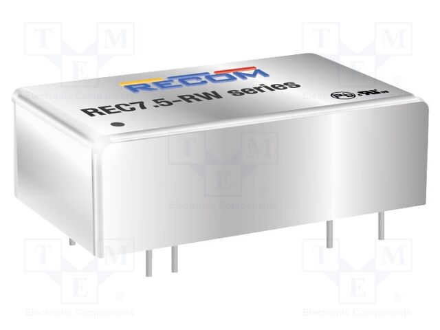 Converter: DC/DC; 7.5W; Uin: 9÷18V; Uout: 15VDC; Uout2: -15VDC; DIP24
