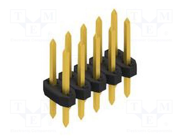 Connector: pin strips; pin header; male; PIN: 10; 2mm; THT; 2x5; 100V