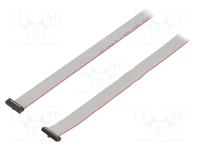 Ribbon cable with IDC connectors; Tape ph: 0.64mm; 1778mm