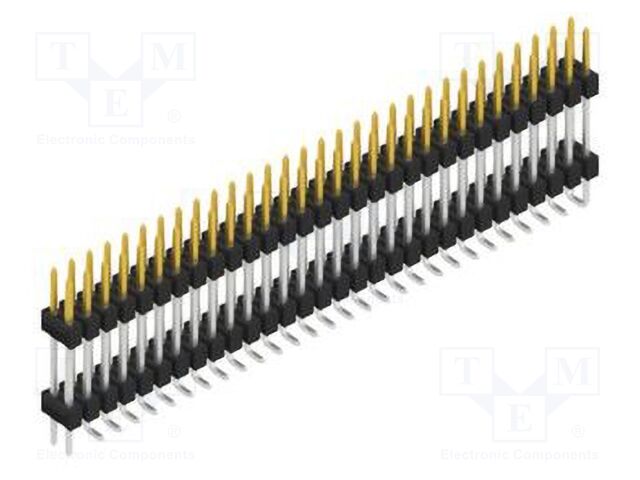 Connector: pin strips; pin header; male; PIN: 60; 2.54mm; SMT; 2x30