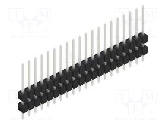 Connector: pin strips; pin header; male; PIN: 20; 2.54mm; THT; 1x20