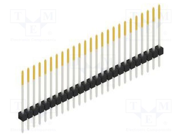 Connector: pin strips; pin header; male; PIN: 25; 2.54mm; THT; 1x25