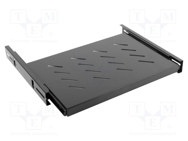 Shelf; 1U; black; Standard: 19"