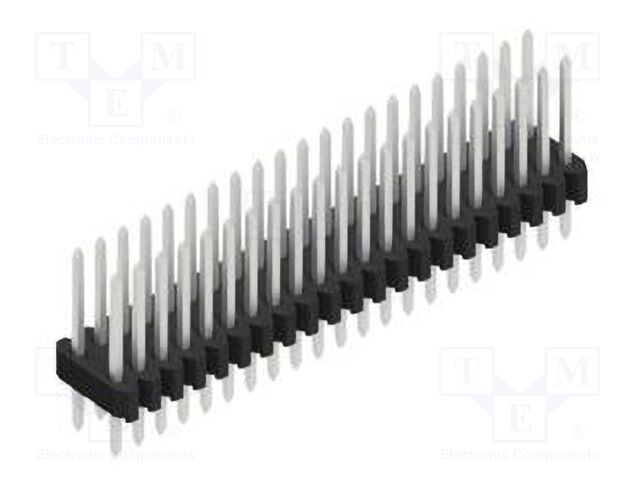 Connector: pin strips; pin header; male; PIN: 42; 1.27mm; THT; 2x21