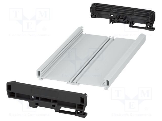 Enclosure: for DIN rail mounting; Y: 142.3mm; X: 203.8mm; UL94V-0
