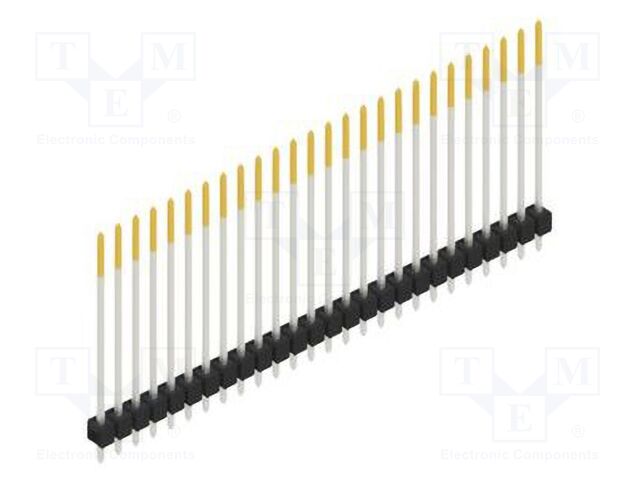 Connector: pin strips; pin header; male; PIN: 26; 2.54mm; THT; 1x26