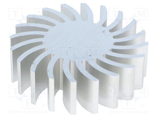 Heatsink; LED; Ø: 70mm; H: 20mm