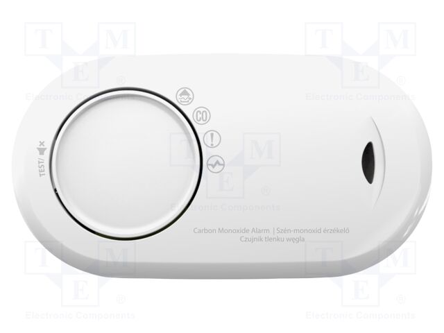Meter: CO detector; 125x67x33mm; -10÷40°C