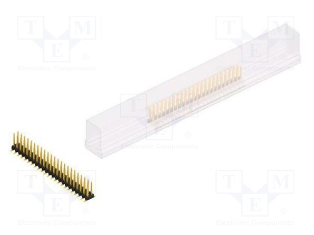 Connector: pin strips; pin header; male; PIN: 46; 2mm; SMT; 2x23