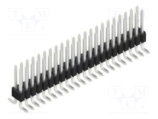 Connector: pin strips; pin header; male; PIN: 44; 1.27mm; SMT; 2x22