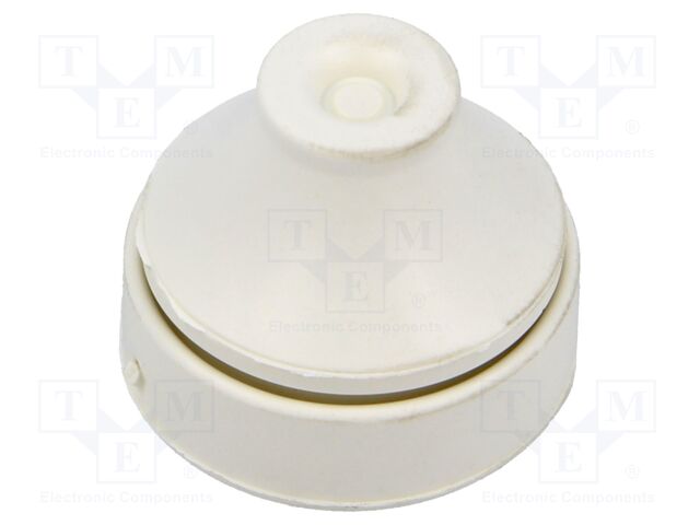 Grommet; EPDM; light grey; Panel thick: 1÷4mm; Øcable: 5÷9mm