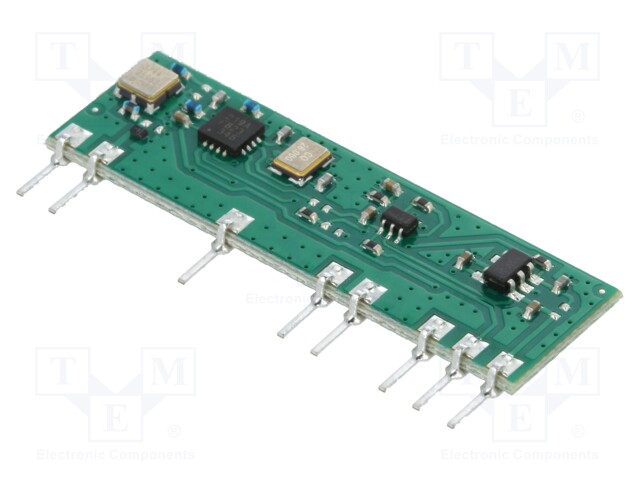 Module: RF; FM receiver; FSK; 868.35MHz; -104dBm; 5VDC; 36x17x2.5mm