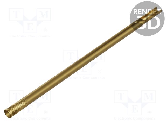 Test probe socket; Min.pitch: 1.91mm; brass; gold-plated; head SR