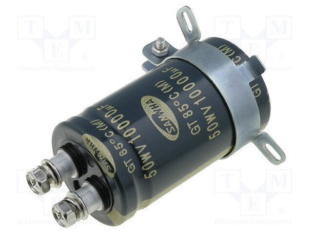 Capacitor: electrolytic; 10000uF; 50VDC; Ø35x60mm; ±20%; 2000h