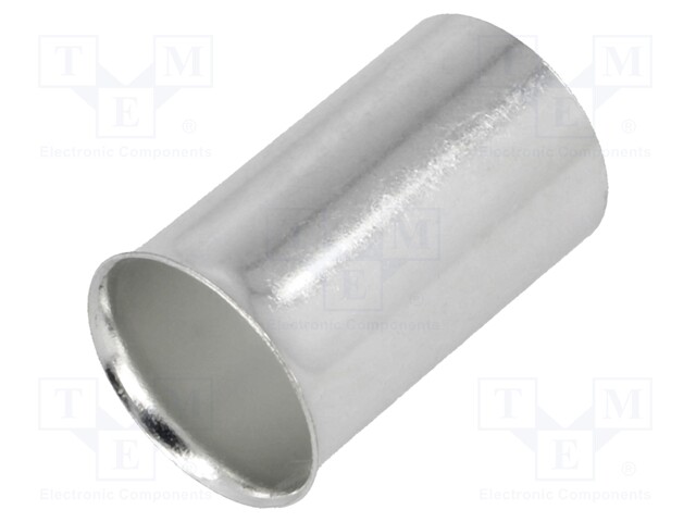 Bootlace ferrule; non-insulated; copper; 120mm2; 30mm; tinned