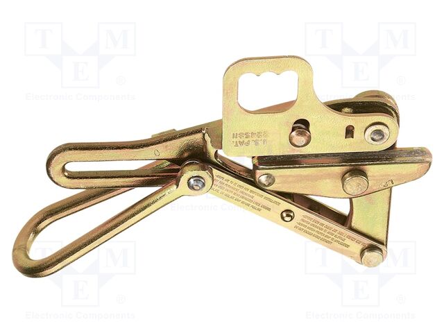 To pull the wires; steel; smooth jaws; rounded; 2041kg