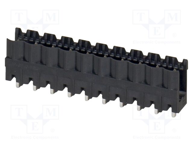 PCB headers, nominal cross section: 2.5 mm?, color: black, n