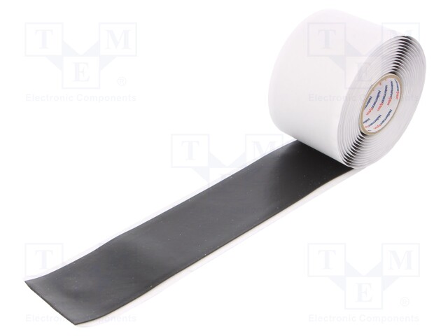 Tape: self-amalgamating; black; 51mm; L: 3m; Thk: 1.65mm; -30÷90°C