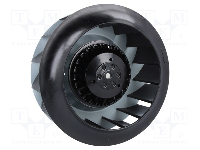 Fan: AC; radial; 230VAC; Ø182x85mm; 510m3/h; 63dBA; ball bearing