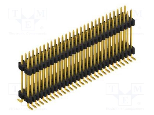 Connector: pin strips; pin header; male; PIN: 58; 1.27mm; SMT; 2x29