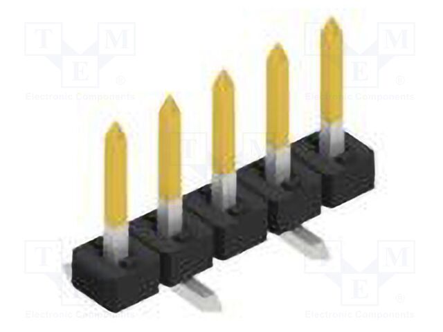 Connector: pin strips; pin header; male; PIN: 5; 2mm; SMT; 1x5; 100V