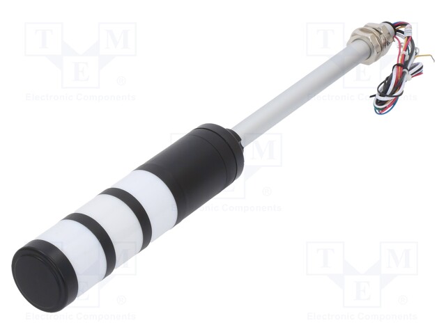 Signaller: signalling column; continuous light,blinking light