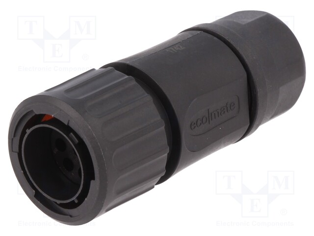 Connector: circular; Series: eco|mate Aquarius; plug; male; PIN: 8
