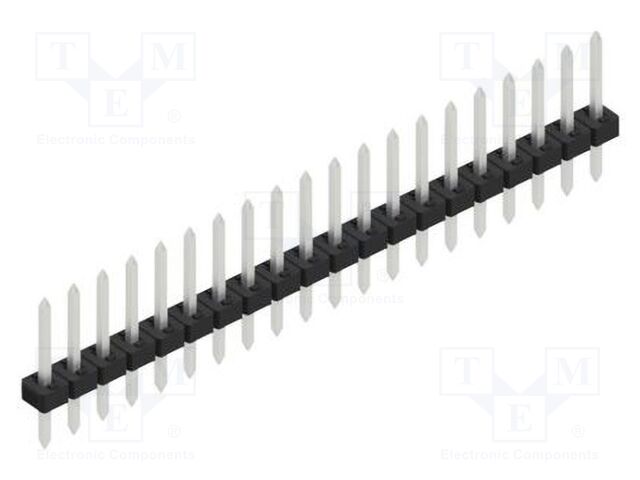 Connector: pin strips; pin header; male; PIN: 20; 2mm; THT; 1x20