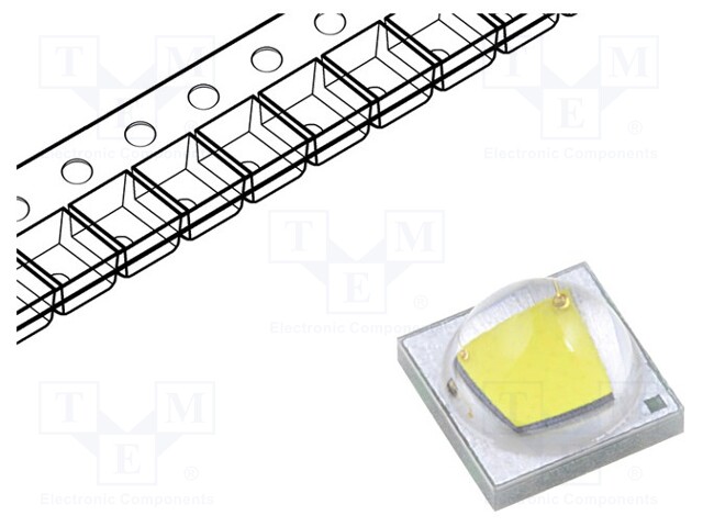 Power LED; Pmax: 4.65W; 6200(typ)K; white cold; 122(typ)lm; 120°
