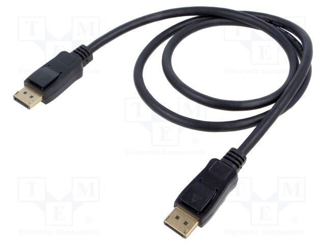 Cable; DisplayPort 2.1,HDCP 2.2; DisplayPort plug,both sides