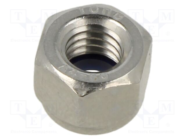 Nut; hexagonal; M6; 1; A4 stainless steel; 10mm; BN 2079; DIN 982