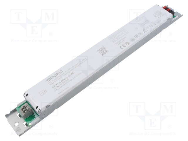 Power supply: switched-mode; LED; 60W; 24VDC; 750÷2500mA; IP20