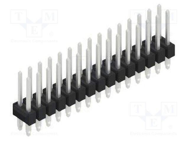 Connector: pin strips; pin header; male; PIN: 30; 2.54mm; THT; 2x15