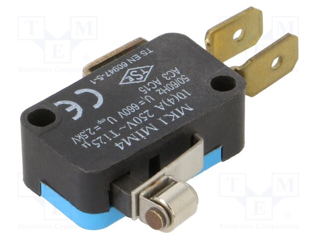 Microswitch SNAP ACTION; 6A/250VAC; SPDT; ON-(ON); Pos: 2; IP20