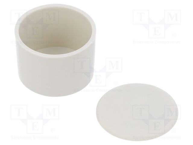 Enclosure: for alarms; Z: 14mm; ABS; grey; Ø: 19.8mm