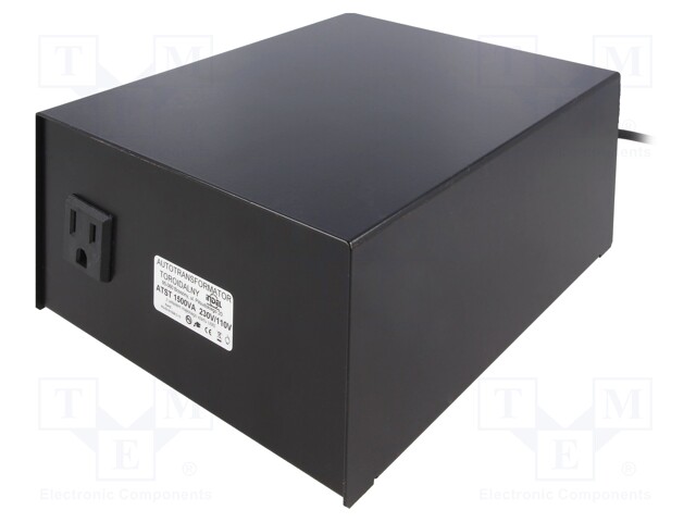 Autotransformer; 230VAC; Power: 1.5kVA; Usec.1: 115V