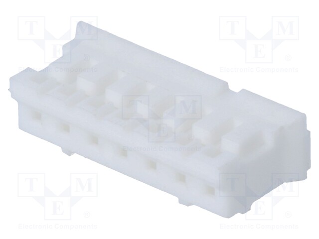 Plug; wire-board; female; 2mm; PIN: 7; w/o contacts; for cable; 100V