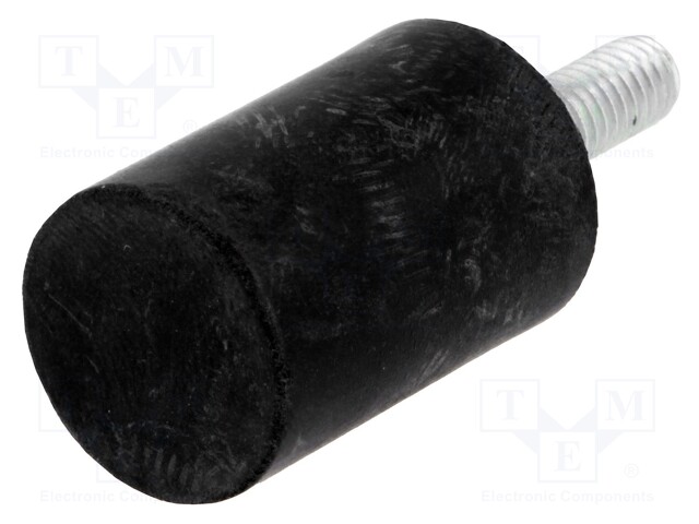 Vibroisolation foot; Ø: 20mm; H: 30mm; Shore hardness: 40±5; 132N