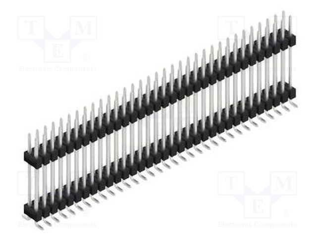 Connector: pin strips; pin header; male; PIN: 66; 2.54mm; SMT; 2x33